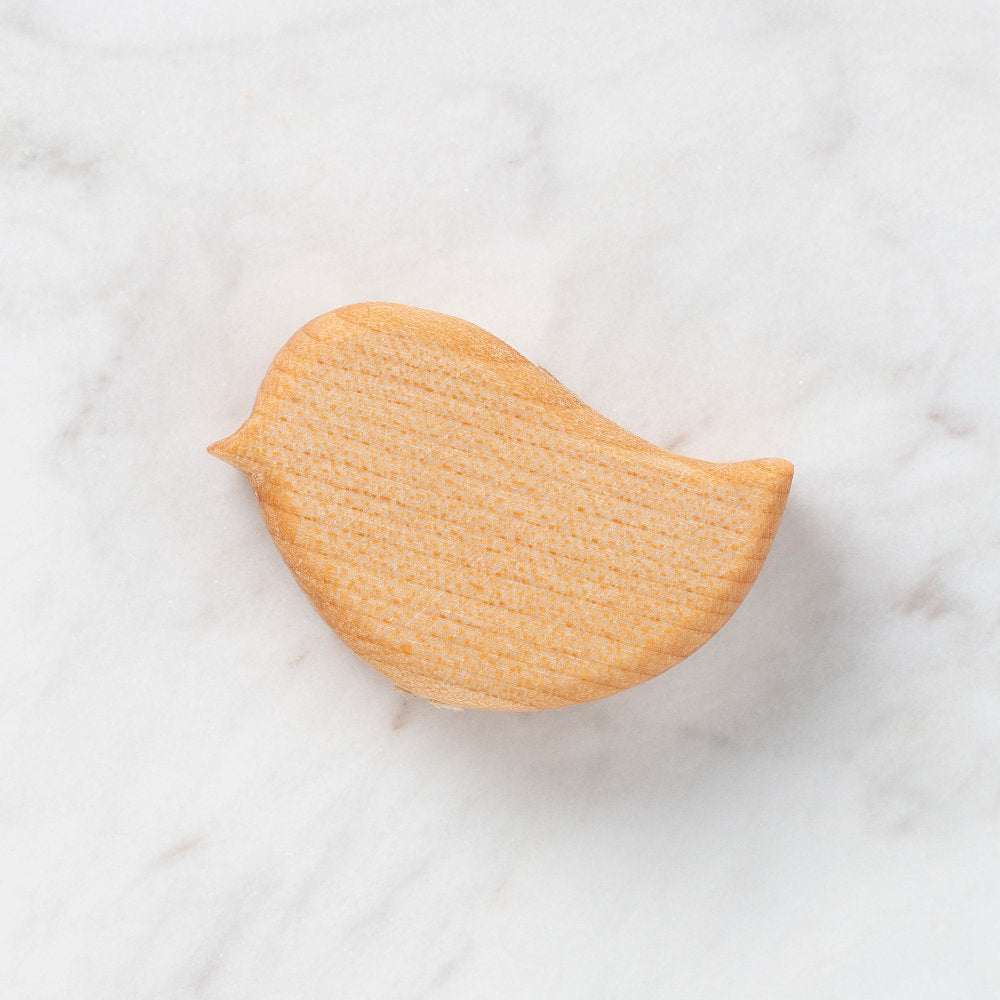 Hobi Baby Kuş Figürlü Organik Ahşap Boncuk - FB006